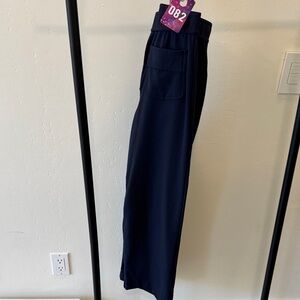 82. HALARA Navy Pull-On Maxi Pants with Side Pocket